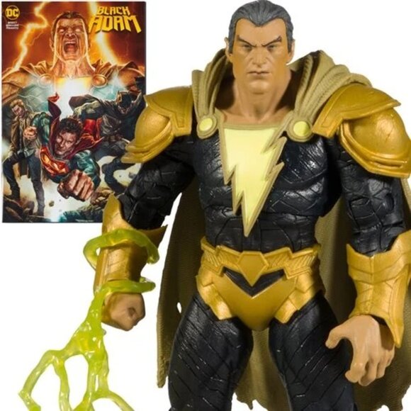NEW! Black Adam Page Punchers 7" Figure / Black Adam Comic Book - Picture 13 of 13